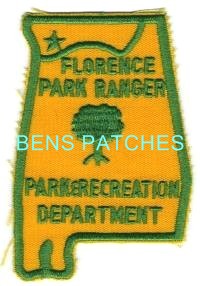 ALABAMA,FLORENCE PARK AND RECREATION DEPARTMENT PARK RANGER 1 STATE SHAPED_wm